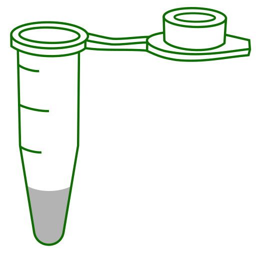  conical bottom Eppendorf tube open -  clipart